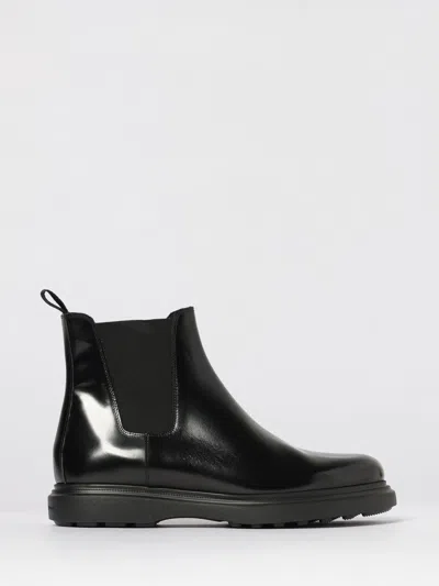 Stuart Weitzman Amos Ankle Boots In Black Leather In Black
