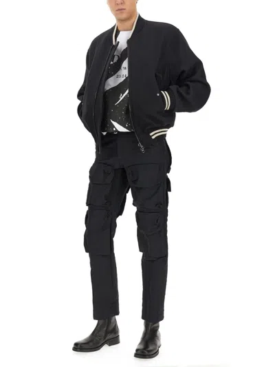 Dries Van Noten Men Logo Print T-shirt In White