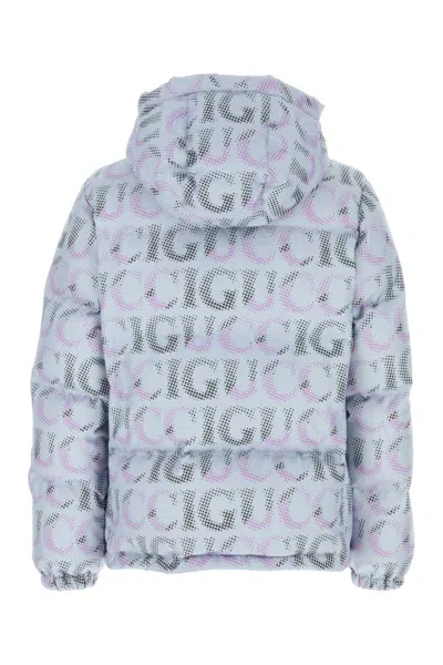 Gucci Men Printed Polyester Down Jacket In Multi