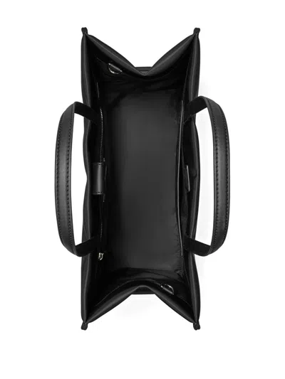 Tory Burch Ella Tote Bag With Logo Embossing In Black