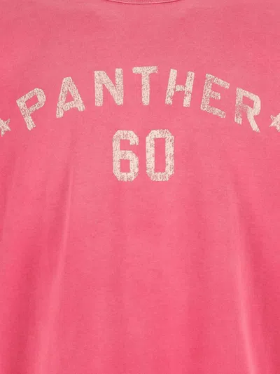 Valentino Graphic Print Cotton T-shirt With Short Sleeves In Red