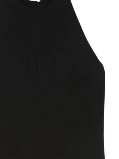Federica Tosi Halterneck Top In Black