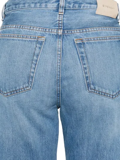 Givenchy Denim Trousers With Belt Loops In Blue