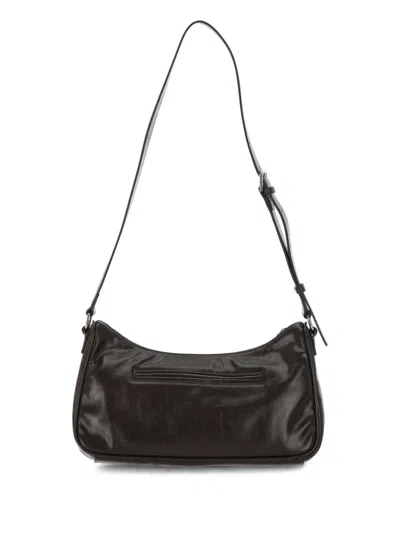 Stand Oil Mini Joey Buckle-strap Pocket Shoulder Bag In Brown