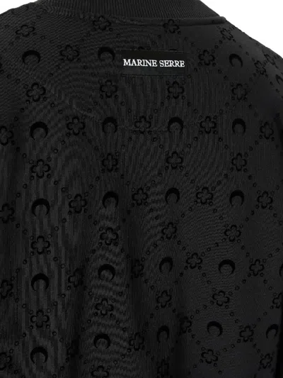 Marine Serre Sweaters In Black