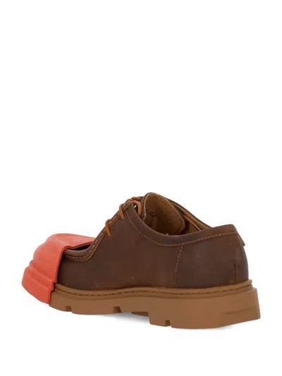 Camper Flat Shoes In Brown