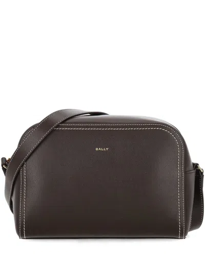 Bally Stitched Crossbody Bag In Brown