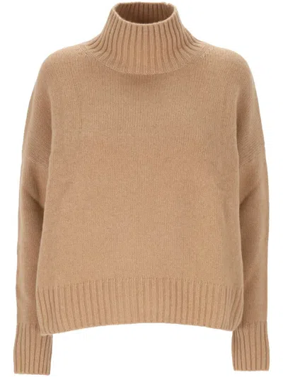Irreplaceable Cozy Turtleneck Sweater In Brown