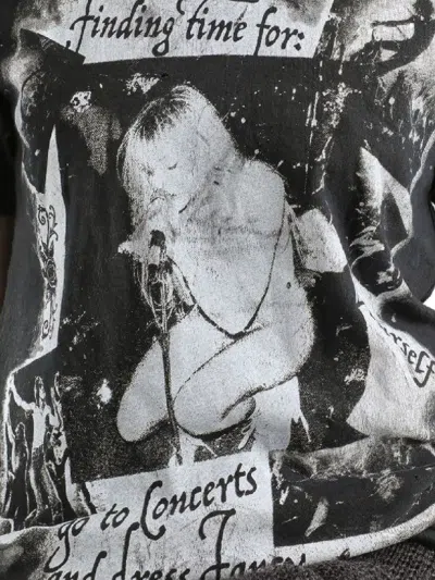 Dolce & Gabbana Cotton Graphic T-shirt In Black