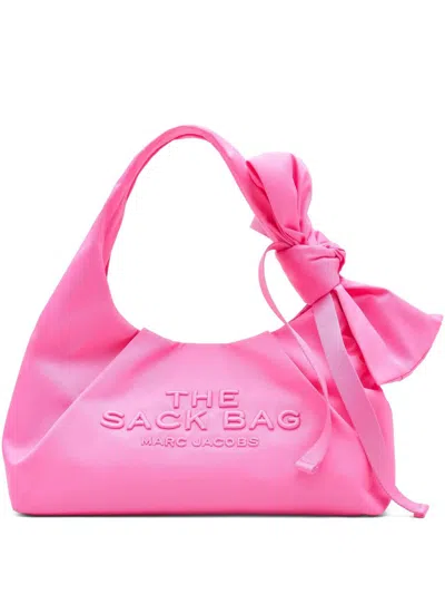 Marc Jacobs The Sack Mini Nylon Top Handle Bag In Pink