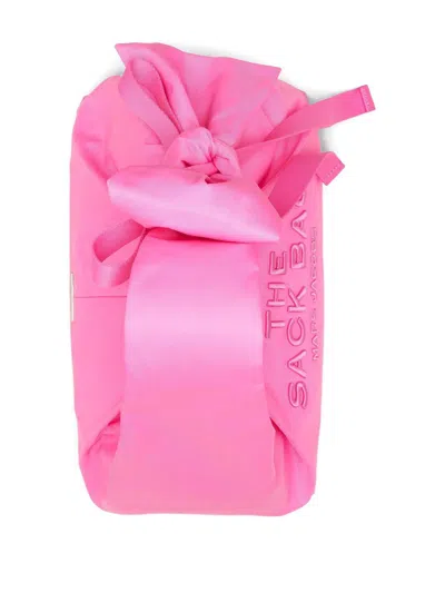 Marc Jacobs The Sack Mini Nylon Top Handle Bag In Pink
