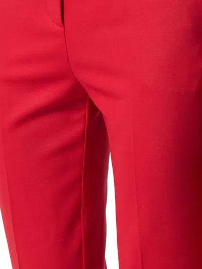 Blumarine Flared Trousers In Red