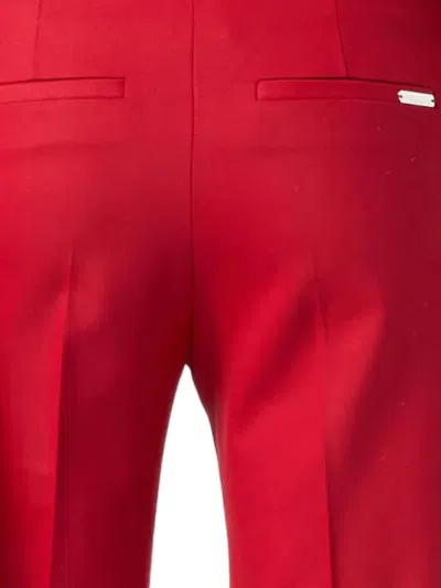 Blumarine Flared Trousers In Red