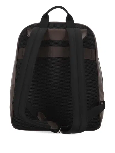 Bally Zip Striped Backpack In Multi