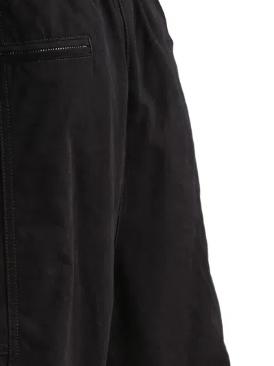 Dolce & Gabbana Ties Barrel-leg Cargo Trousers In Black