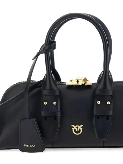 Pinko Escape Baguette Small Handbag In Black