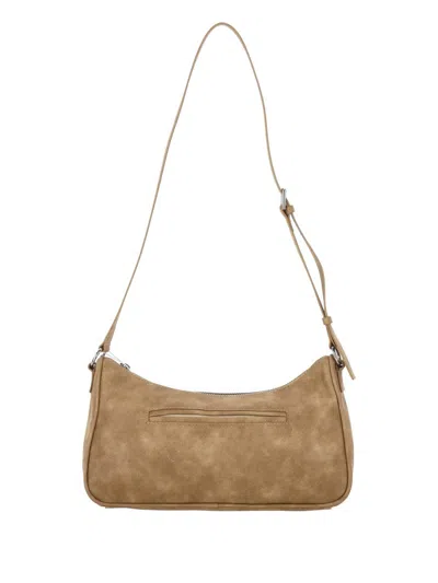 Stand Oil Joey Buckle-strap Pocket Crossbody Bag In Brown