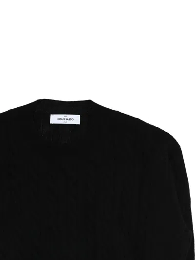 Gran Sasso Sweaters In Black