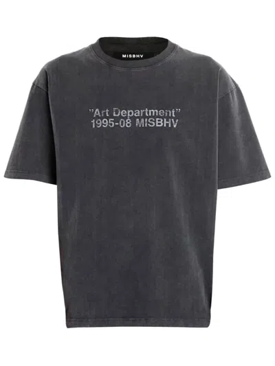 Misbhv Basic T-shirt In Black