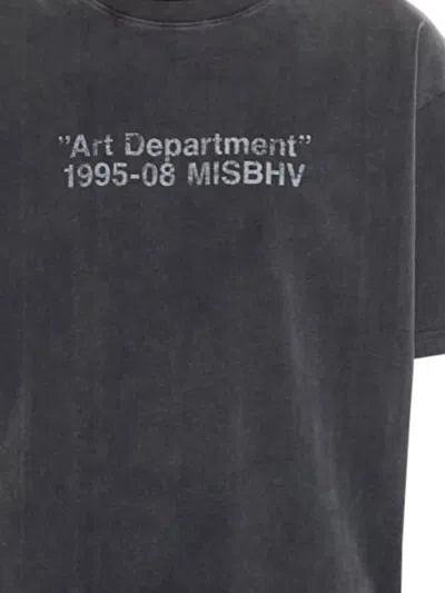 Misbhv Basic T-shirt In Black