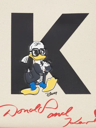 Karl Lagerfeld Disney X Kl Medium Shopper In Neutral