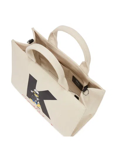 Karl Lagerfeld Disney X Kl Medium Shopper In Neutral