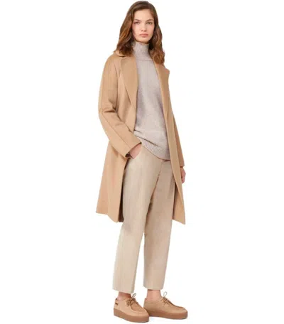 Weekend Max Mara Borgia Beige Turtleneck Sweater In Neutral
