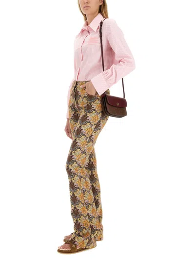 Etro Women Pegasus Shirt In Multi