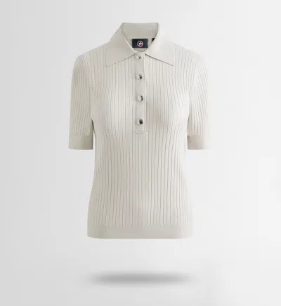 Fusalp Vera Short-sleeve Polo Shirt In Brown