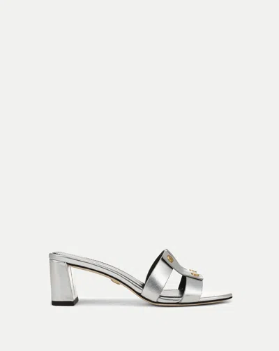 Veronica Beard Via Silver Sandal In Silver