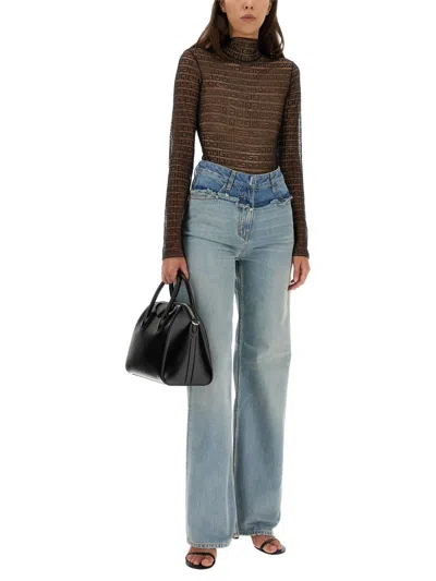 Givenchy Women Oversize Jeans In Blue