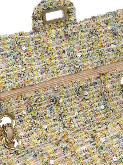 Pre-owned Chanel 2010-2011 Garden Party Double Flap Shoulder Bag In White