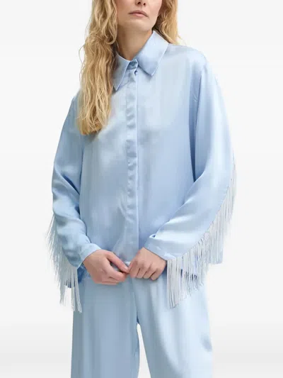 Sleeper Fringed Pajamas In Blue