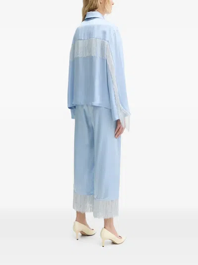 Sleeper Fringed Pajamas In Blue