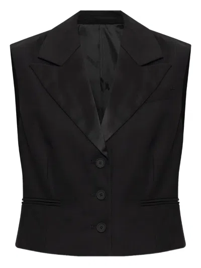 Allsaints Noa Buttoned Vest In Brown