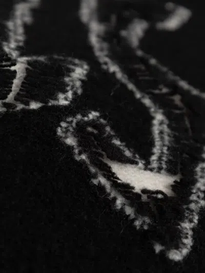 Allsaints Zinc Crewneck Sweater In Black