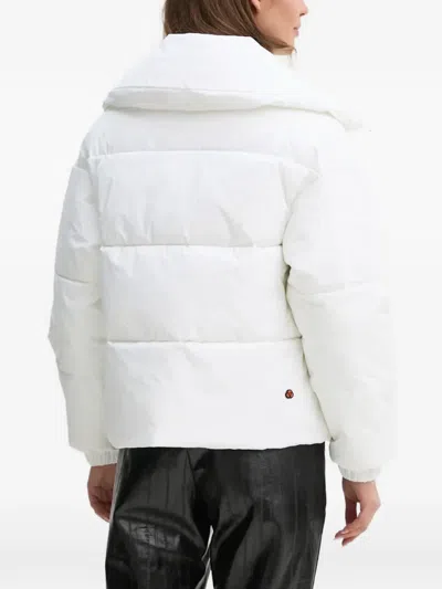 Save The Duck Zip-fastening Puffer Jacket In White