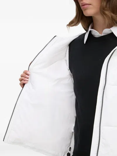 Save The Duck Zip-fastening Puffer Jacket In White