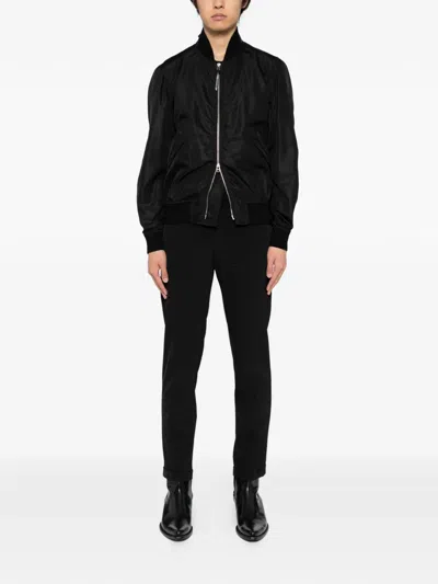 Tom Ford Silk Jacket In Black