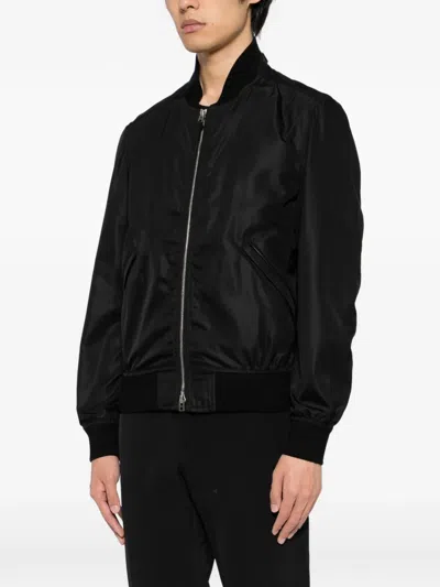 Tom Ford Silk Jacket In Black