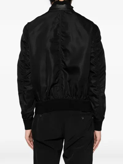 Tom Ford Silk Jacket In Black