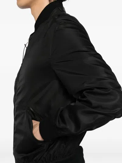 Tom Ford Silk Jacket In Black