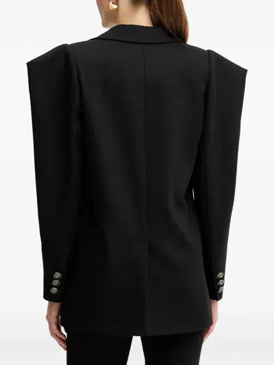 Versace Jeans Couture Buckle-detailed Jacket In Black
