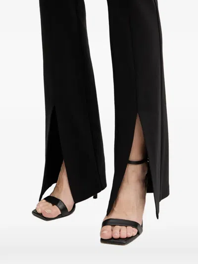 Versace Jeans Couture Buckle-detailed Trousers In Black