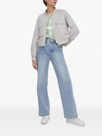 Save The Duck Chest-pockets Zip-fastening Jacket In Gray