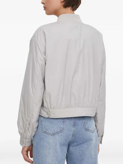 Save The Duck Chest-pockets Zip-fastening Jacket In Gray