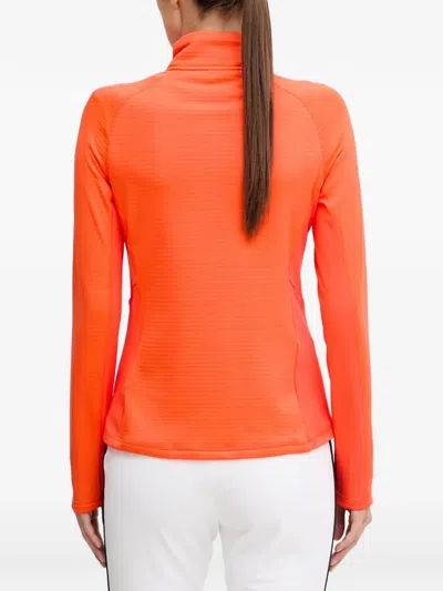 Rossignol Blackside Zip-up Long-sleeved Sweatshirt In Orange