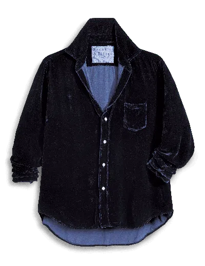 Frank & Eileen Eileen Velvet In Blue