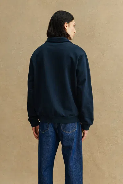 A Days March Drew Half-zip Sweatshirt In Blue
