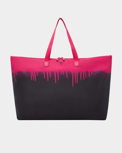 Tumi Just In Case Dripped-print Tote Bag